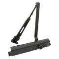 Falcon Medium Duty Surface Door Closer with Hold Open Arm and Parallel Arm Bracket Matte Black Finish SC81AHWPAMTBK